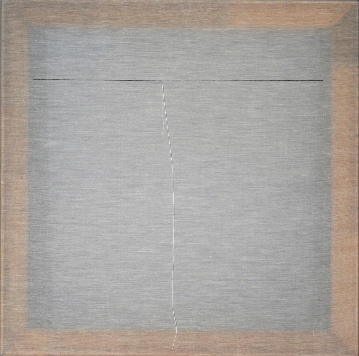 Untitled (Thread on translucent fabric)