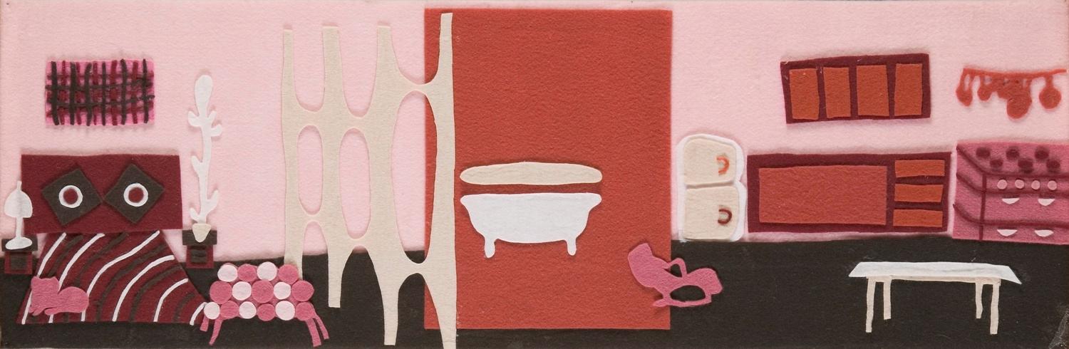 Pink Habitat (x2 panels)