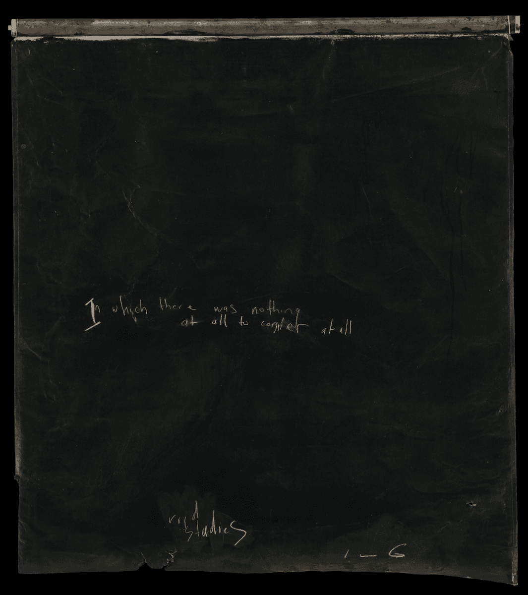 To Consider At All (black blind)